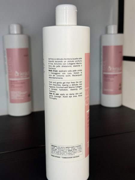Очищуючий зволожуючий гель з морським колагеном / Moisturising cleansing gel / Dr.Kraut 500 мл K1039 фото