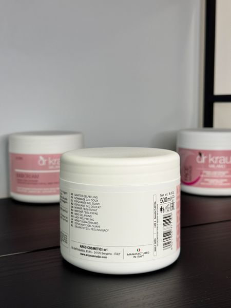 М'який гель-скраб з натуральними мікрогранулами / Soft gelscrub with natural microgranules / Dr.Kraut 500 мл DK1010V фото