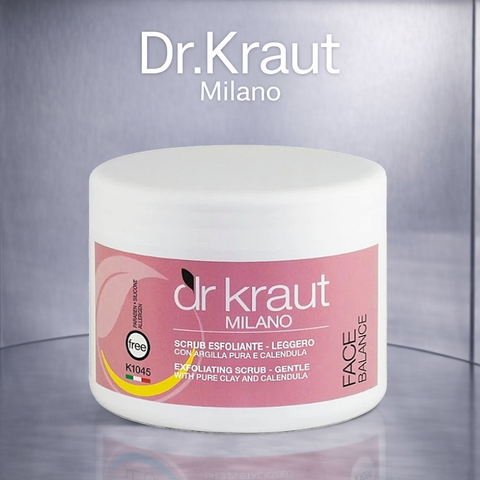 Скраб-ексфоліант з календулою Dr.Kraut 500 мл &mdash; Exfoliating clay scrub with calendula