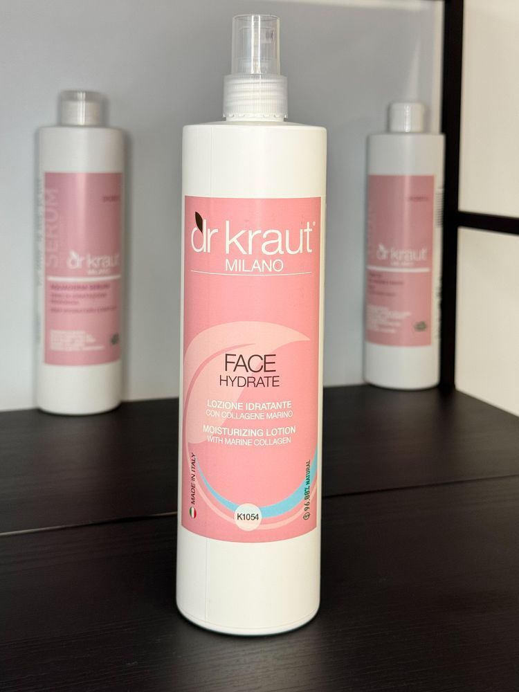 Зволожуючий лосьйон з морським колагеном для обличчя / Moisturising Lotion With Marine Collagen / Dr.Kraut 500 мл K1054 фото