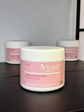 Очищуючий і загоючий крем з Алое Вера / Purifying cream with aloe vera gel / Dr.Kraut 500 мл K1046 фото